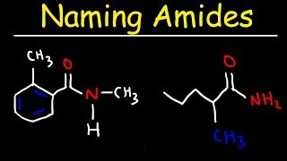 Naming Amides  IUPAC Nomenclature [upl. by Hedberg]