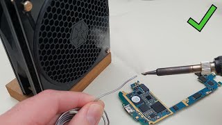 DIY Soldering Fume Extractor using a PC Fan [upl. by Leffert472]