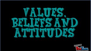 Values Beliefs and Attitudes Definitions [upl. by Theresina]