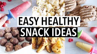 10 EASY HEALTHY SNACK IDEAS You NEED to try Low Cal Healthy Yum [upl. by Hoseia]