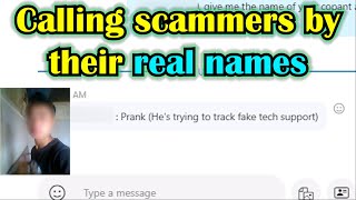 Calling Scammers by their real names [upl. by Pyszka948]