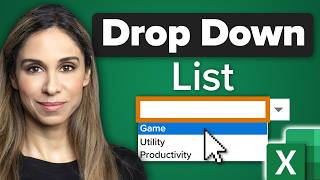 Create SMART Drop Down Lists in Excel with Data Validation [upl. by Anayia]