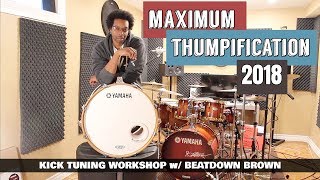 TUNE YOUR BASS DRUM QUICK amp EASY  Kick Tuning Workshop [upl. by Alf]