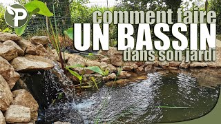 COMMENT faire un BASSIN dans son jardin  Biodiversité [upl. by Bounds508]