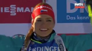 biathlon Gabriela Koukalova  Tonight [upl. by Ailuj]