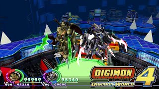 HerculesKabuterimon X and Black Wargreymon X  Digimon World 4 HD  Showcase [upl. by Natsrik359]