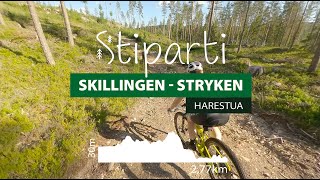 Sykle sti fra Skillingen til Stryken i Nordmarka  Fin terrengsykling for nybegynnere og erfarne [upl. by Epstein]