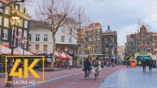 4K Amsterdam Netherlands  Urban Relax Video with City Sounds [upl. by Odeen]