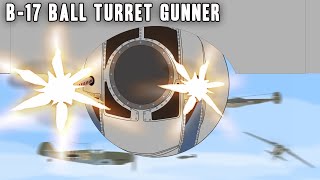 B17 Ball Turret Gunner Dangerous Jobs in History [upl. by Nnave]