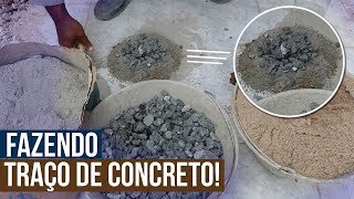 Traço de Concreto mais USADO na OBRA em PILARES e VIGAS [upl. by Akselaw]