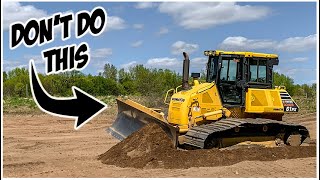 What NOT to do in a Bulldozer  Heavy Equipment Operator [upl. by Bonucci408]