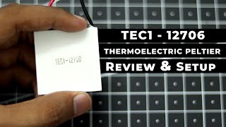 How to Use TEC1 12706 Thermoelectric Peltier  Review and Setup  8°C Reached [upl. by Drusus]