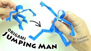 Origami Jumping Man by Jeremy Shafer [upl. by Parke408]