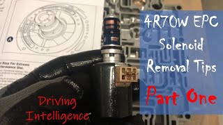 SAFETY TOPIC How To Practice CAUTION Replacing EPC Solenoid Ford 4R70W 4R75W 4R75E Series Part 4 [upl. by Yael]