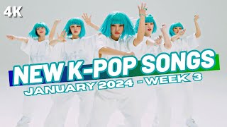 NEW KPOP SONGS  JANUARY 2024 WEEK 3 [upl. by Irek]