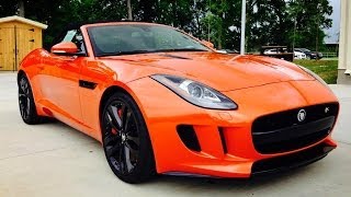 2014 Jaguar FType S V6 Full REVIEW Start Up Exhaust [upl. by Llenwad]