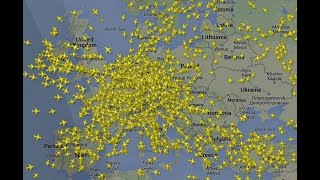 Flightradar24  Watch airplanes landing live [upl. by Ellerehs297]