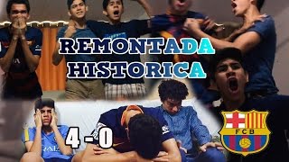 Remontada Historica Barcelona 65 PSG  HinchasDeSuit [upl. by Hekking]