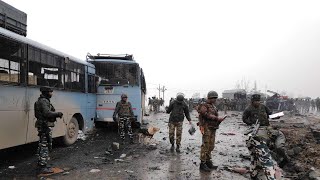 Pulwama attack In shock after 37 CRPF jawans death India mulls action [upl. by Lodhia692]