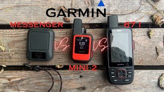 Inreach Mini 2 Vs Messenger Vs GPSMAP 67i  Best Satellite Communication Device from Garmin [upl. by Ardekan]