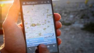 Flightradar24 app video [upl. by Irrem]