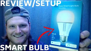 Kasa Smart WiFi Light Bulb Review and Setup  KL110  TP Link Dimmable Smart Bulb [upl. by Borgeson]