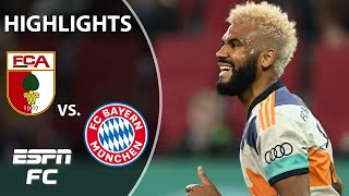 Bayern Munich catches fire with 4 secondhalf goals vs Augsburg  German Cup Highlights  ESPN FC [upl. by Schrick]