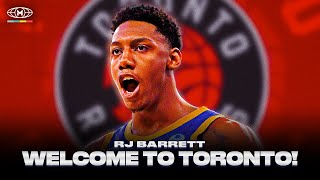 RJ BARRETT WELCOME TO THE RAPTORS [upl. by Aldredge]