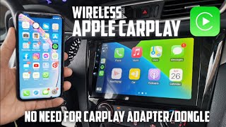 WIRELESS APPLE CARPLAY  No need to buy adapter or dongle [upl. by Notniw]