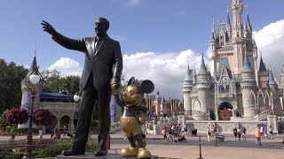 WALT DISNEY WORLD 4 Park Tour  Magic Kingdom EPCOT Disneys Hollywood Studios and Animal Kingdom [upl. by Olleina]