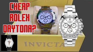 Invicta Speedway  CHEAP ROLEX DAYTONA  Should I Time This [upl. by Leilani]