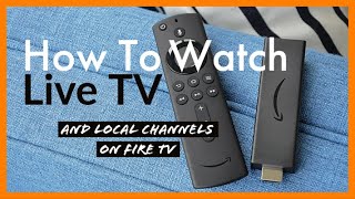 How to Watch Live TV and Local Channels on Fire Stick amp Fire TV Cube [upl. by Eendys]