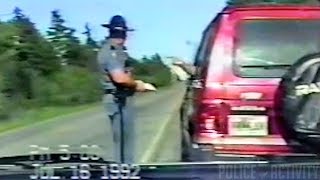 The Calmest Cop Ever Gives The Angriest Motorist a Ticket  1992 [upl. by Eerej831]