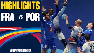 France vs Portugal Highlights  Day 2  Mens EHF EURO 2020 [upl. by Guzel904]