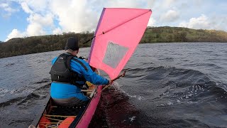 Canoe Sailing rig and technique [upl. by Yonita]