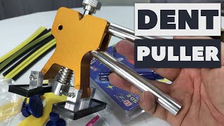 Dent Puller Paintless Dent Repair Tools Kit with Glue Gun Review [upl. by Hess511]