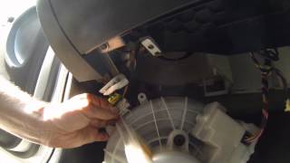 How to remove 2005 Mercedes SLK200 blower fan motor assembly [upl. by Modeerf]