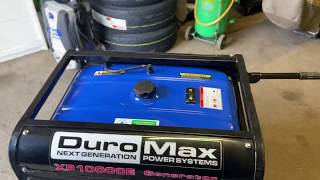 How to start Duromax XP 10000 Watt Generator [upl. by Oberstone]