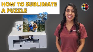 How To Make Custom Puzzles  Sawgrass Sublimation Printer [upl. by Pence]