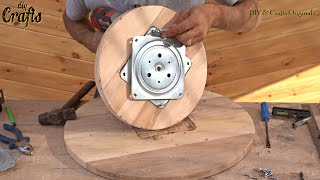 DIY Wooden Lazy Susan [upl. by Nuahc477]