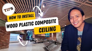 HOW TO INSTALL WPC CEILING [upl. by Nednal]