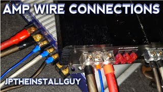 How to install power wires to your amp [upl. by Mairim]