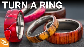 Turning a Comfort Ring Core Woodturning Project [upl. by Acinom405]