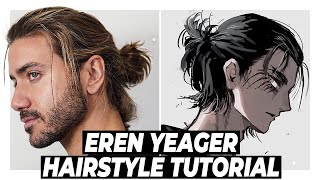 EREN YEAGER Hairstyle TUTORIAL  Alex Costa [upl. by Alleroif900]