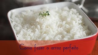 Como fazer arroz soltinho [upl. by Parlin]