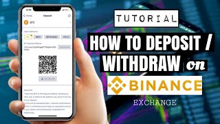 How to DEPOSIT or WITHDRAW on BINANCE EXCHANGE  Crypto App Tutorial [upl. by Nehgam255]