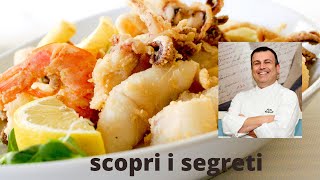 SCOPRI I SEGRETI PER FARE I CALAMARI FRITTI fabiocampoli [upl. by Benedix]