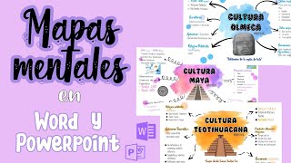 Mapas mentales en Word y Powerpoint Mireya GH [upl. by Acilejna935]