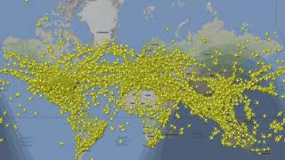 205468 Flights in 24 Hours [upl. by Ruy]