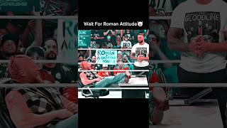 Dont Show Attitude😈To Roman Reigns🔥shorts wwe viral [upl. by Resaec]